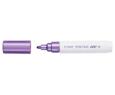 Pilot Pen Permanentinis žymeklis Pultas PINTOR Metallic 1.4 mm, apvali galvutė, violetinė sp.