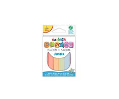 Plastilinas CARIOCA PLASTY, pastelinių spalvų, 100 gr, 6 vnt.