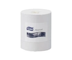 Rankšluostis Popieriniai rankšluosčiai TORK ADVANCED 420, M2 101250, 2 sl., 24,5 cm x 160 m, balta sp.