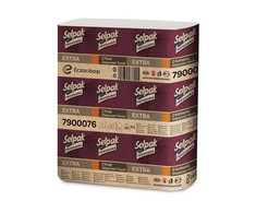 Selpak Professional Popierinis rankšluostis SELPAK, PRO Extra Z-Fold dispenseriui, 2 sluoksnis, 200 lapelių