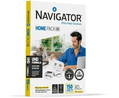Biuro popierius NAVIGATOR HOME PACK XS A4, 80 g/m2, 150 lapų