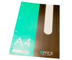Popierius rašymui ranka su skylėmis ABC JUMS OFFICE, A4