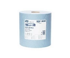 Pramoninis popierius TORK Advanced 420 W1/W2,130052, 2 sl., 23.5 cm x 255 m, mėlyna sp.