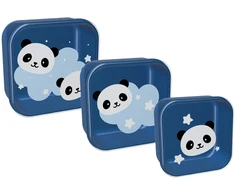 Priešpiečių dėžučių rinkinys Itotal Panda, 3vnt./pak.