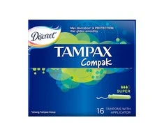 Tamponai TAMPAX Compak Super, 16 vnt.