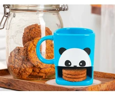Puodelis Itotal Panda, su sausainių skyreliu, 250ml