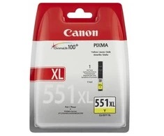 CANON 1LB CLI-551XLY rašalo kasetė geltona didelės talpos 700 puslapių 1 pakuotė XL