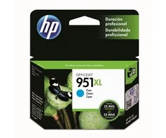 Hewlett Packard (HP) HP 951XL didelio našumo žalsvai mėlynos spalvos rašalo kasetė, 1500 puslapių, skirta Officejet 8600 Pro