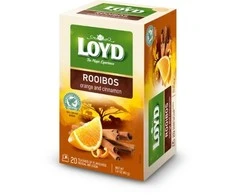 Raudonoji arbata LOYD, apelsinų ir cinamono skonio, 20 x 2g