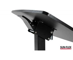Reguliuojamo aukščio stalas SUN-FLEX®EASYDESK PRO, 60x52cm, juodas