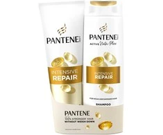 Rinkinys: Plaukų šampūnas ir kondicionierius PANTENE Intensive Repair Active Nutri-Plex, 400 ir 275
