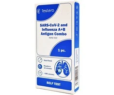Antservis SARS-CoV-2 ir Gripo A+B antigenų sudėtinis greitasis testas, TESTERA, 1 vnt