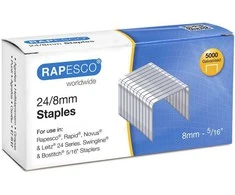 Sąsagėlės Rapesco 24/8mm (dėž. 5000 vnt.)