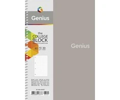 Genius Sąsiuvinis Schoolboy, B5, 80 lapų, 70 gsm, langeliais
