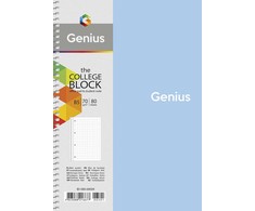 genius Sąsiuvinis Schoolboy, B5, 80 lapų, 70 gsm, langeliais