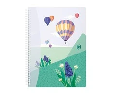 Sąsiuvinis su spirale OXFORD HORIZONS, B5, 60 lapų, 90 gsm, linijomis