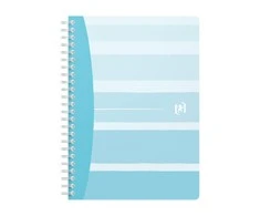 Sąsiuvinis su spirale OXFORD ICONIC, A5, 60 lapų, 90 gsm, linijomis