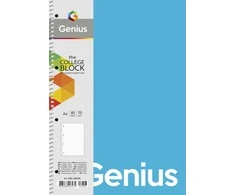Genius Sąsiuvinis su spirale Schoolboy, A4, 80 lapų, langeliai