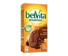 Sausainiai BELVITA, su šokoladu, 300g