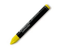 Sausas permanentinis žymeklis STAEDTLER LUMOCOLOR, GELTONA