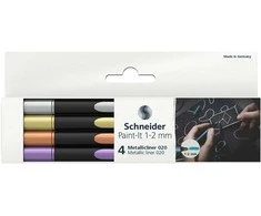 Žymeklis metallic SCHNEIDER 4 spalvos