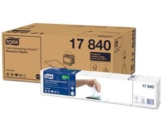 Servetėlės „Tork Xpressnap Snack®“ N10 (17840), dozatorių servetėlės, 1 sluoksniai, 1125vnt., baltos spalvos (įpak. 5vnt)