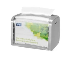 Servetėlių dozatorius TORK XPRESSNAP TABLETOP, 20,1 x 15,5 x 15 cm, šv. pilkos sp. (272613)