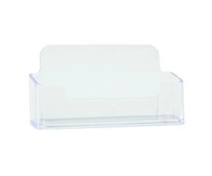 BNTOFFICE Vizitinių kortelių dėklas BNT 48 x 96 x 27 mm, skaidrus