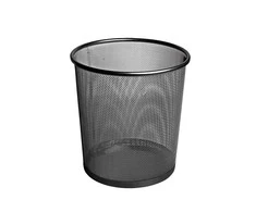 Šiukšlių dėžė FOROFIS, 16l, metalinė, juodos sp.