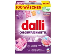 Skalbimo milteliai DALLI spalvotiems audiniams, 5kg (100 skalbimų)