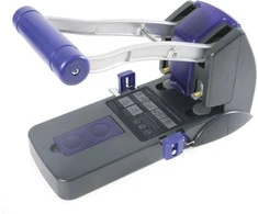 Skylmuša RAPESCO Eco P2200, 2 skylių, 150 lapų, juoda/violetinė