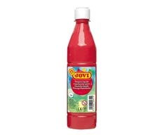 Tempera buteliuke JOVI, 500 ml, raudona sp.