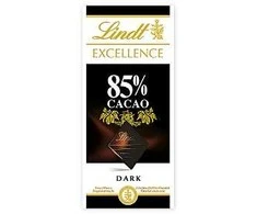 "LINDT EXCELLENCE" juodasis šokoladas (85%), 100 g