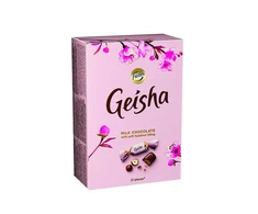 Šokoladiniai saldainiai GEISHA, su riešutų įdaru, 150 g
