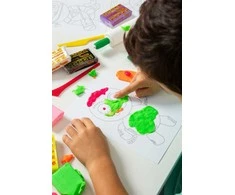 Spalvinimo plastilinu rinkinys JOVI CRAZY MONSTER, su priedais