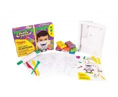 Spalvinimo plastilinu rinkinys JOVI CRAZY MONSTER, su priedais