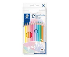Spalvoti pasteliniai pieštukai STAEDTLER, 12 vnt.