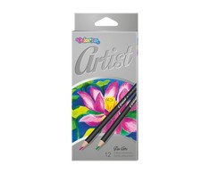 Spalvoti pieštukai, apvalūs COLORINO Artist, 12 spalvų