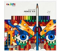 Spalvoti pieštukai CARIOCA Plus 4.0 24 spalvos