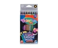 Spalvoti pieštukai COLORINO METTALIC, 10 spalvų