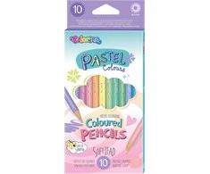 Patio Spalvoti pieštukai Colorino Pastel 10 pastelinių spalvų