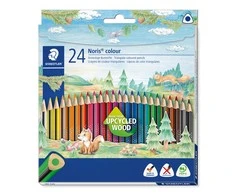Spalvoti pieštukai Staedtler NORIS, 24 spalvos