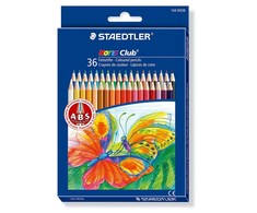 Spalvoti pieštukai STAEDTLER Noris Club 144, 36 spalvų.