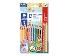 Spalvoti pieštukai STAEDTLER Noris Jumbo, 12 vnt.