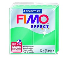 Modelinas FIMO EFFECT, 57 g, permatoma žalia sp.