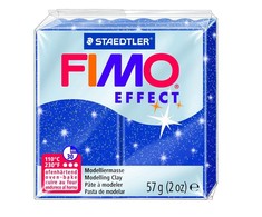 Modelinas FIMO EFFECT, 57 g, su blizgučiais, mėlyna sp.