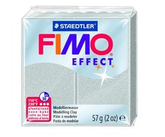 Modelinas FIMO EFFECT, 57 g, žvilganti sidabro sp.