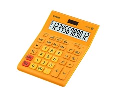 Stalinis skaičiuotuvas CASIO GR-12C, 155 x 209 x 35 mm, oranžinė sp.