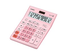 Stalinis skaičiuotuvas CASIO GR-12C, 155 x 209 x 35 mm, rožinė sp.