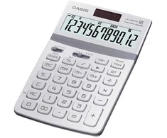 Stalinis skaičiuotuvas CASIO JW-200TW, 107 x 178.5 x 26.1 mm, balta